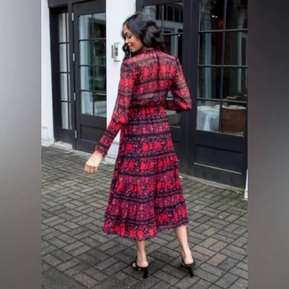 BB Dakota Steve Madden It’s a Moment Midi Dress, S - Picture 4 of 7